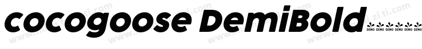 cocogoose DemiBold字体转换